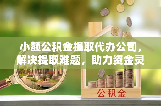 武陟小额公积金提取代办公司，解决提取难题，助力资金灵活使用