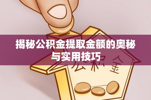 武陟揭秘公积金提取金额的奥秘与实用技巧