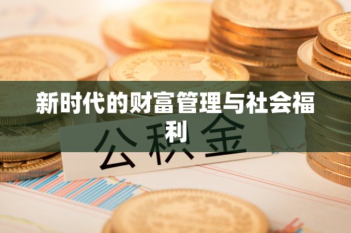 武陟新时代的财富管理与社会福利