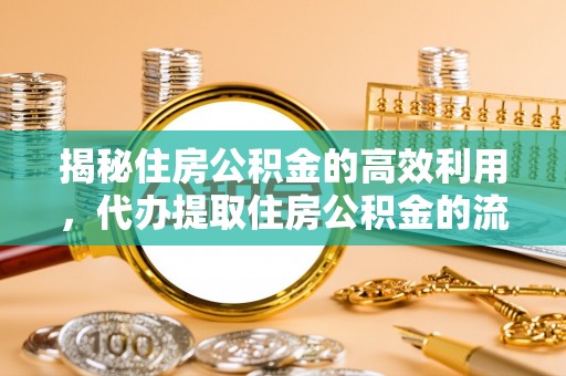 武陟揭秘住房公积金的高效利用，代办提取住房公积金的流程与技巧