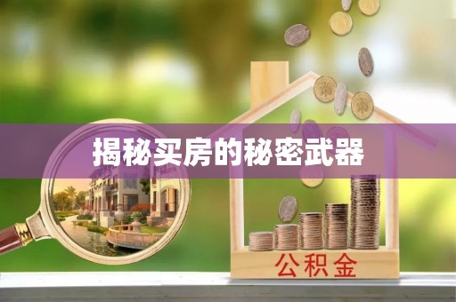 武陟揭秘买房的秘密武器
