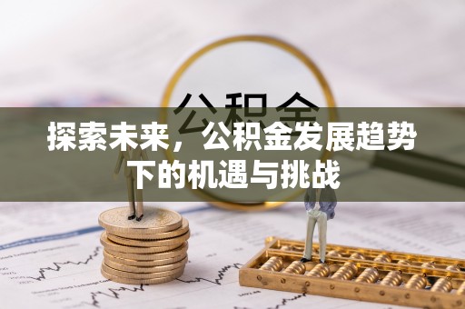 武陟探索未来，公积金发展趋势下的机遇与挑战