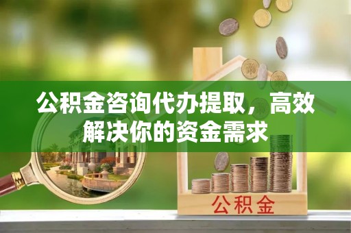 武陟公积金咨询代办提取，高效解决你的资金需求