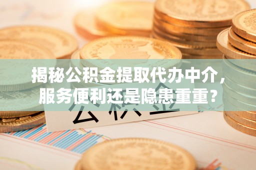 武陟揭秘公积金提取代办中介，服务便利还是隐患重重？