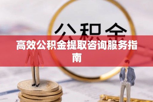 武陟高效公积金提取咨询服务指南