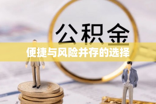 武陟便捷与风险并存的选择